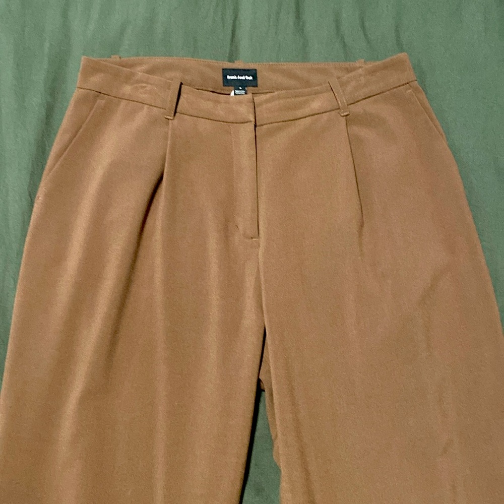Brown Straight Pants